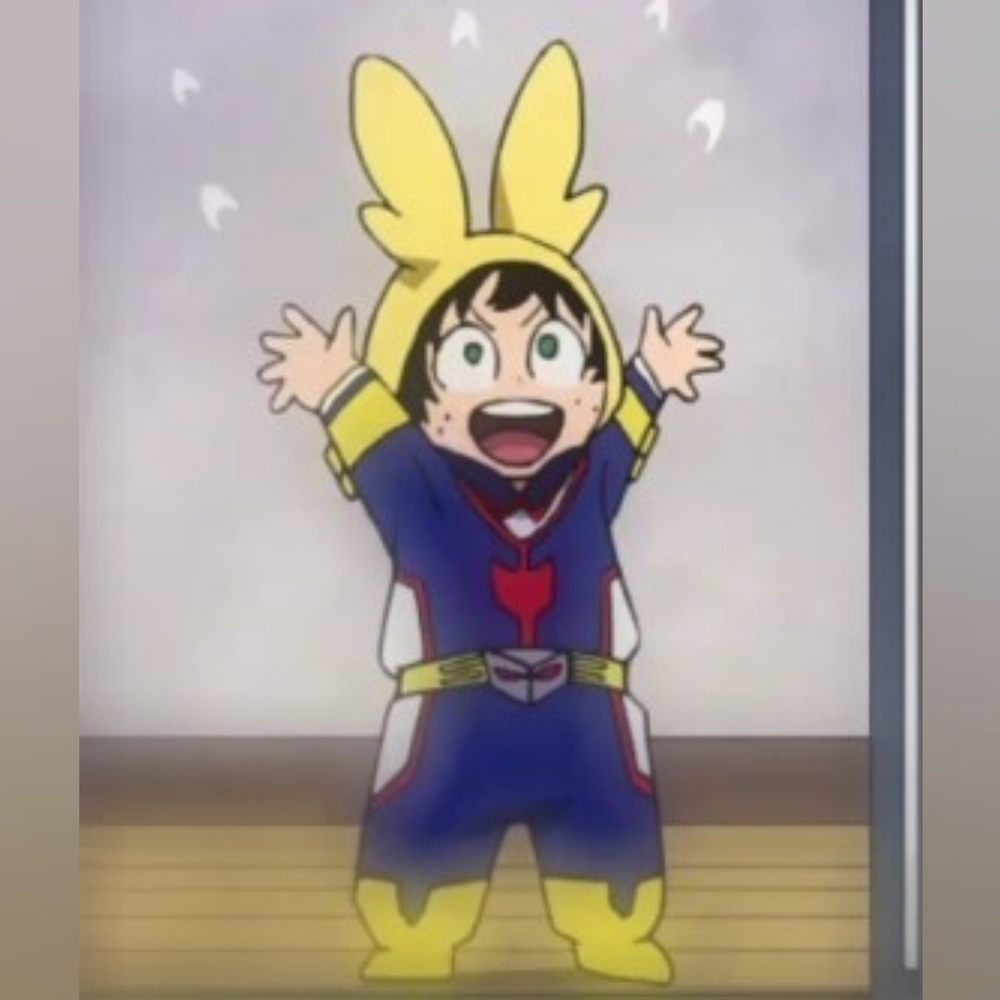My hero academia onesie + wig